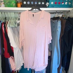 Super Soft Button Through Sleep Gown